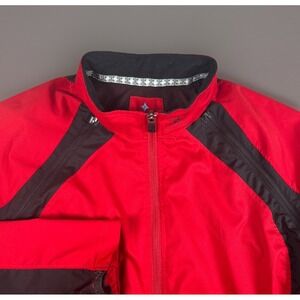 Specialized Convertable Cycling Jacket Womens‎ XL Red/Black Full Zip Windproof